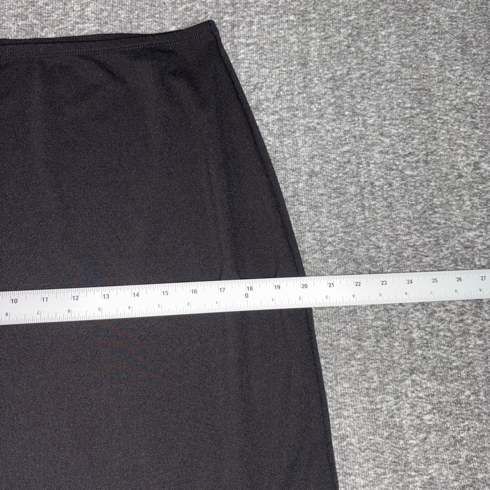 Cato Black Tiered Pull On Medium Skirt with Bow & Ruffle Stretchy Waist - Picture 6 of 12